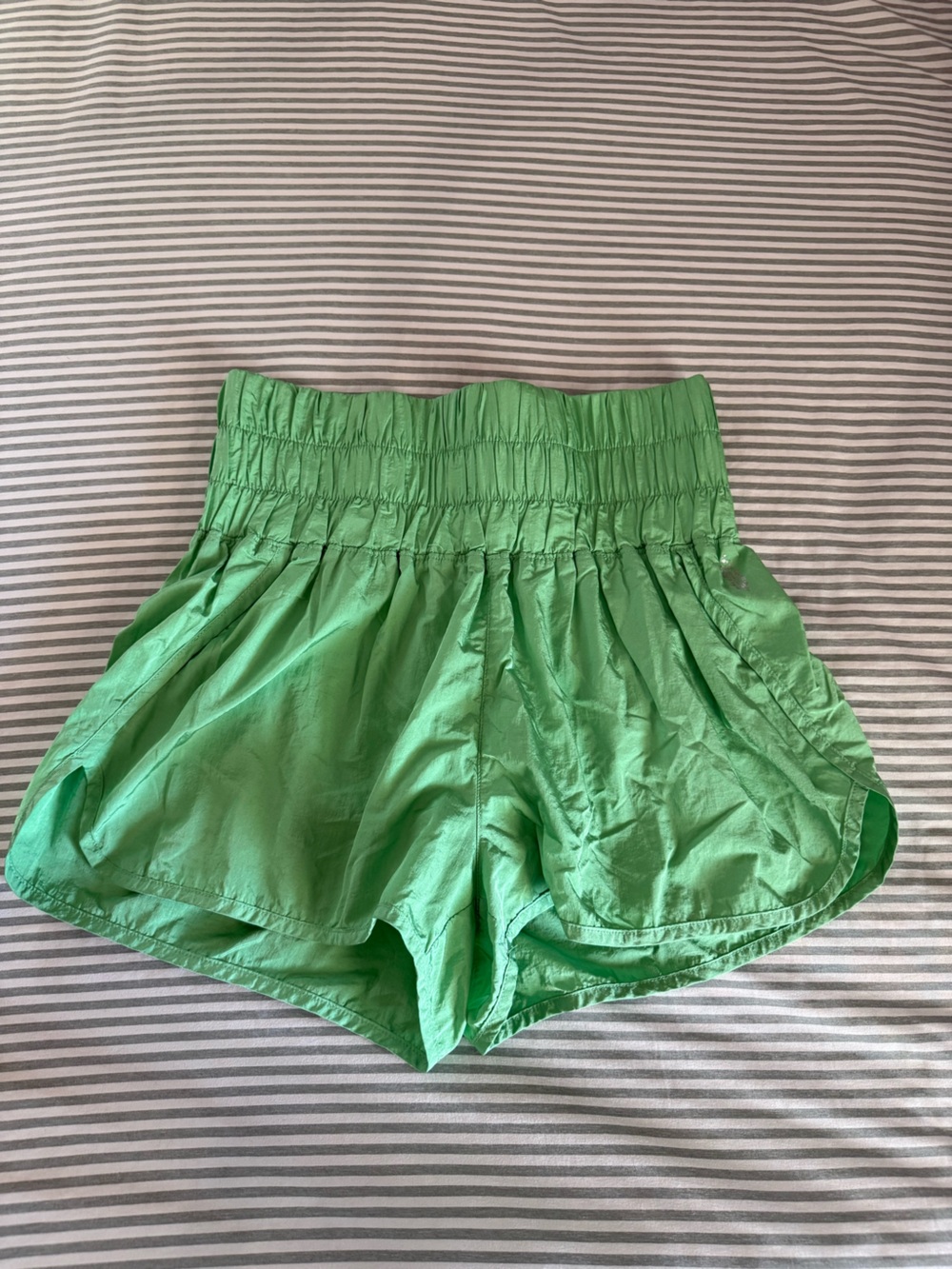 High-Waist Green FP Movement Shorts